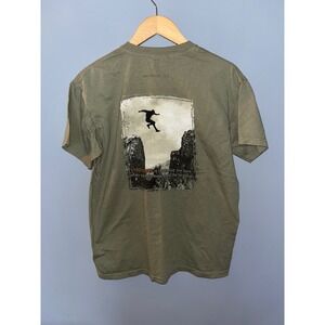 The Mountain Olive Green Graphic T-Shirt Mens Nature Alaska Mountain Life